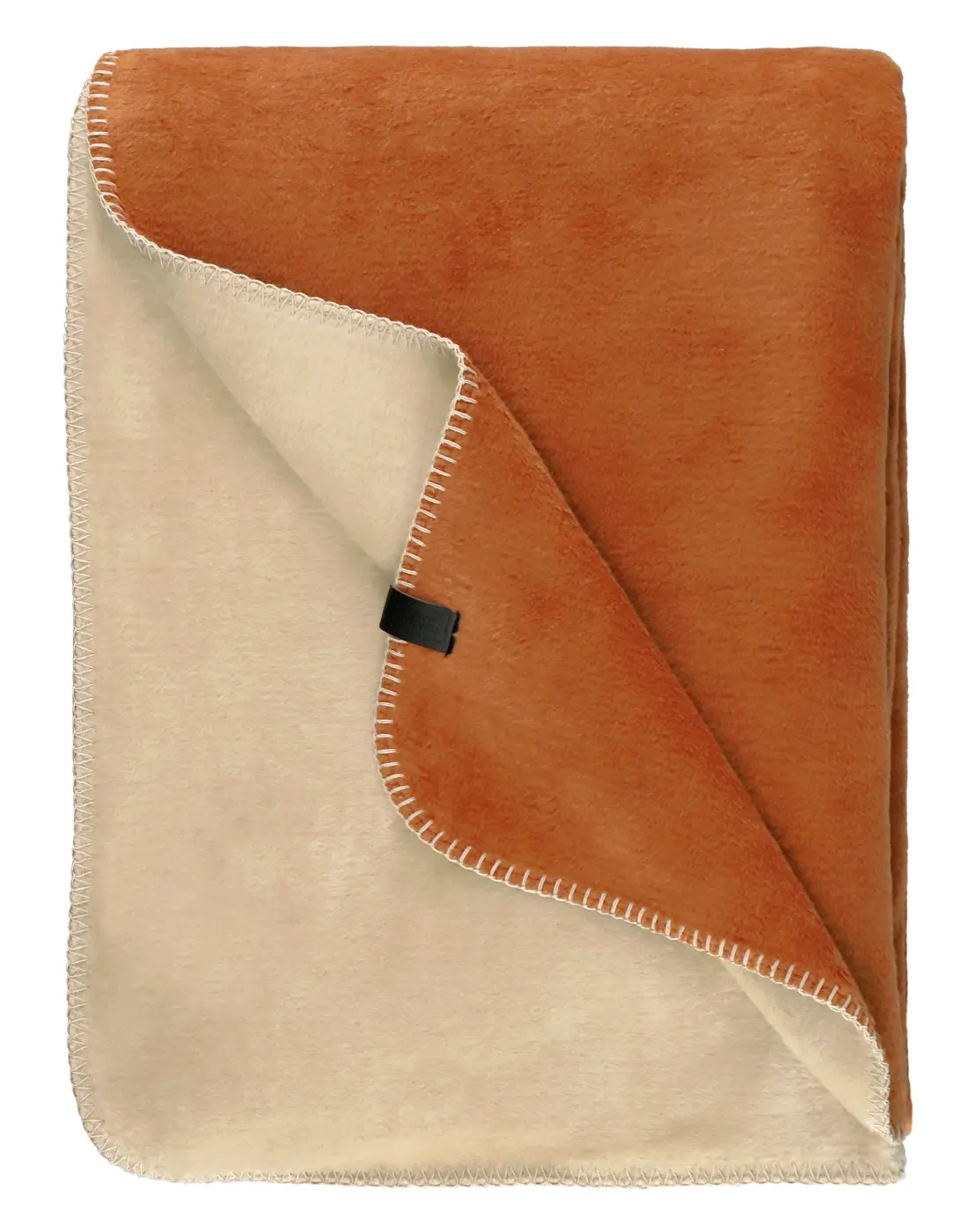 Schöner Wohner Fleece Wohndecke Favorit Doubleface terra 150 x 200 cm