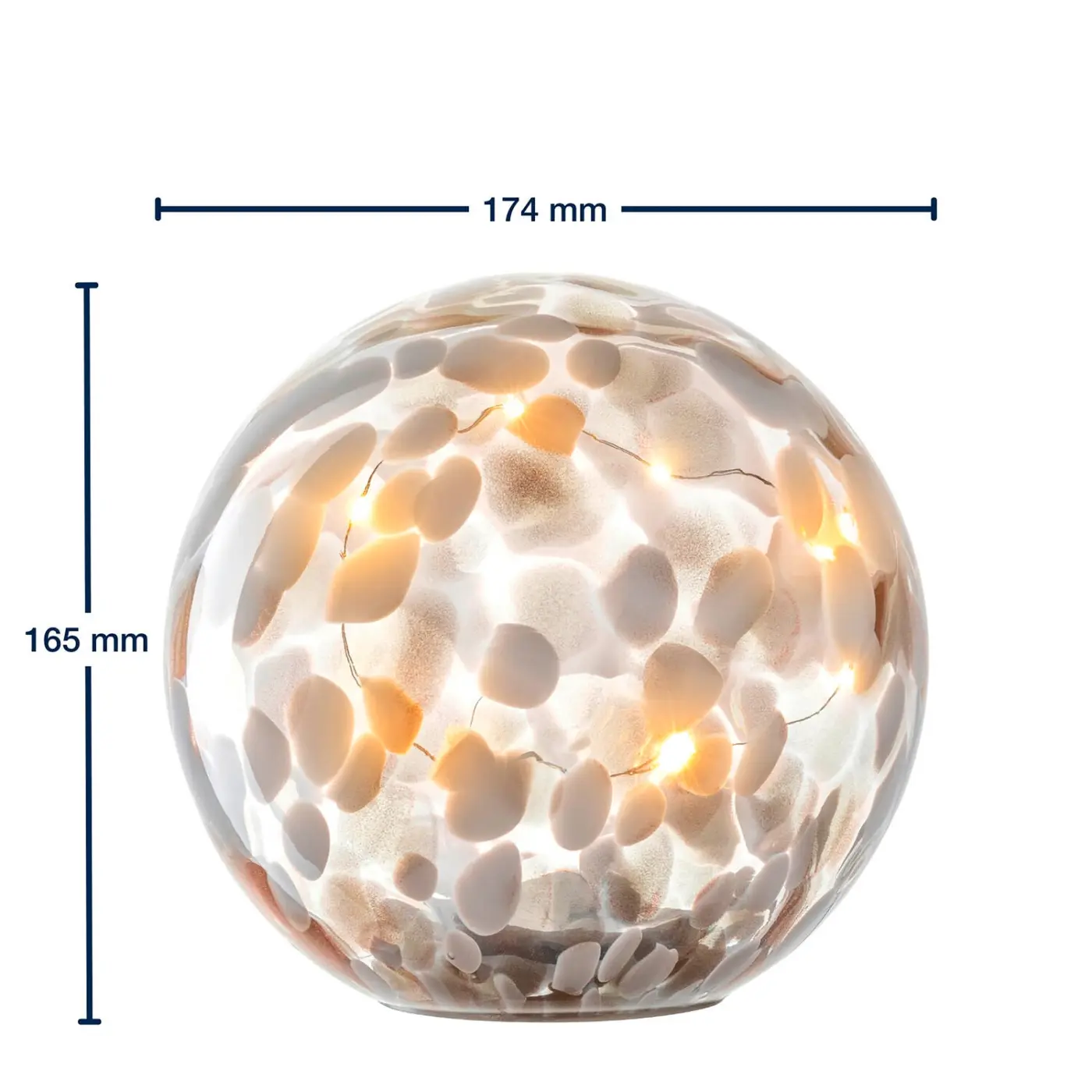 Leonardo LED-Lampe SILENZIO weiß 18 cm