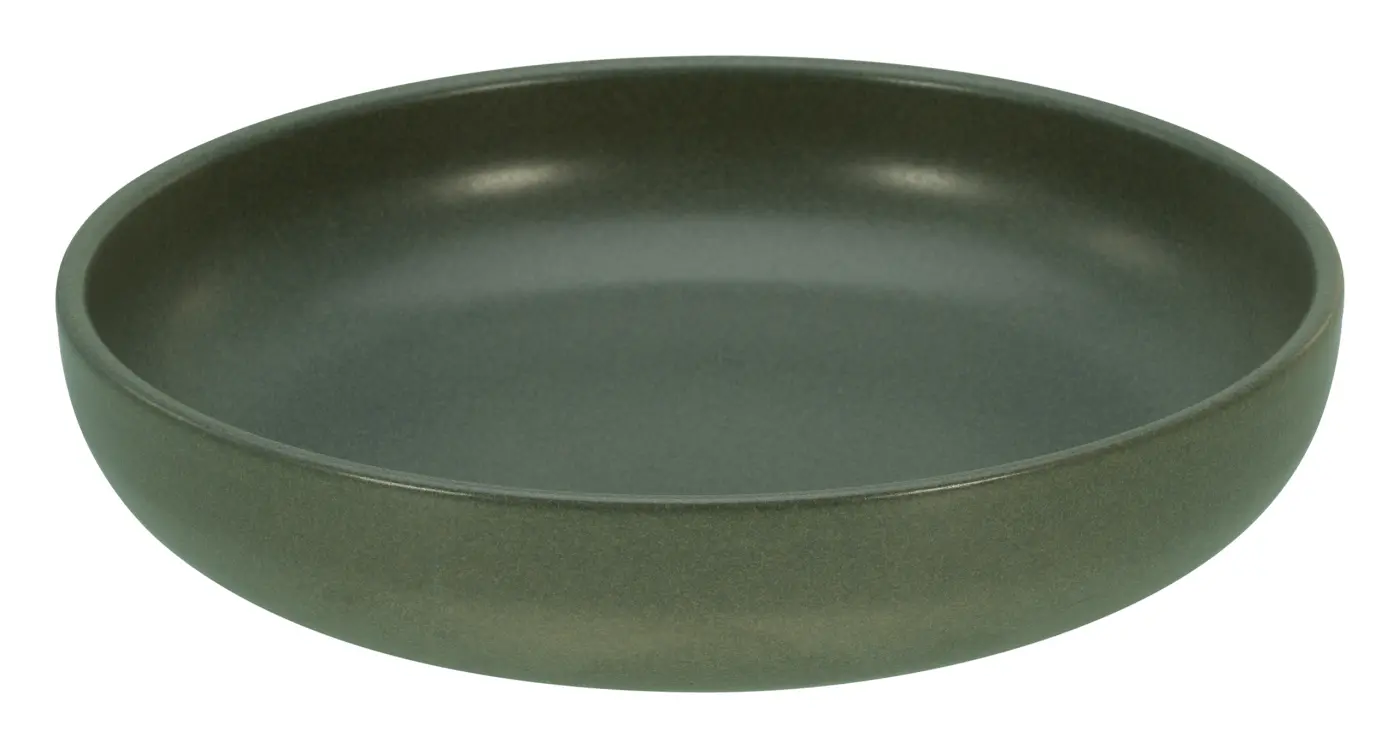 CreaTable Suppenteller Uno Grün seidenmatt 800 ml 22 cm