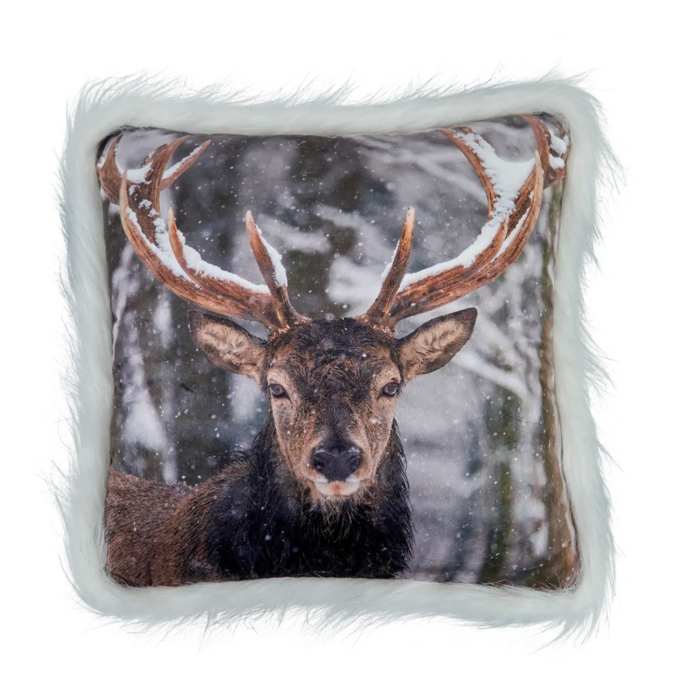Cosima Kuschelkissen Wildlife 45 x 45 cm bunt