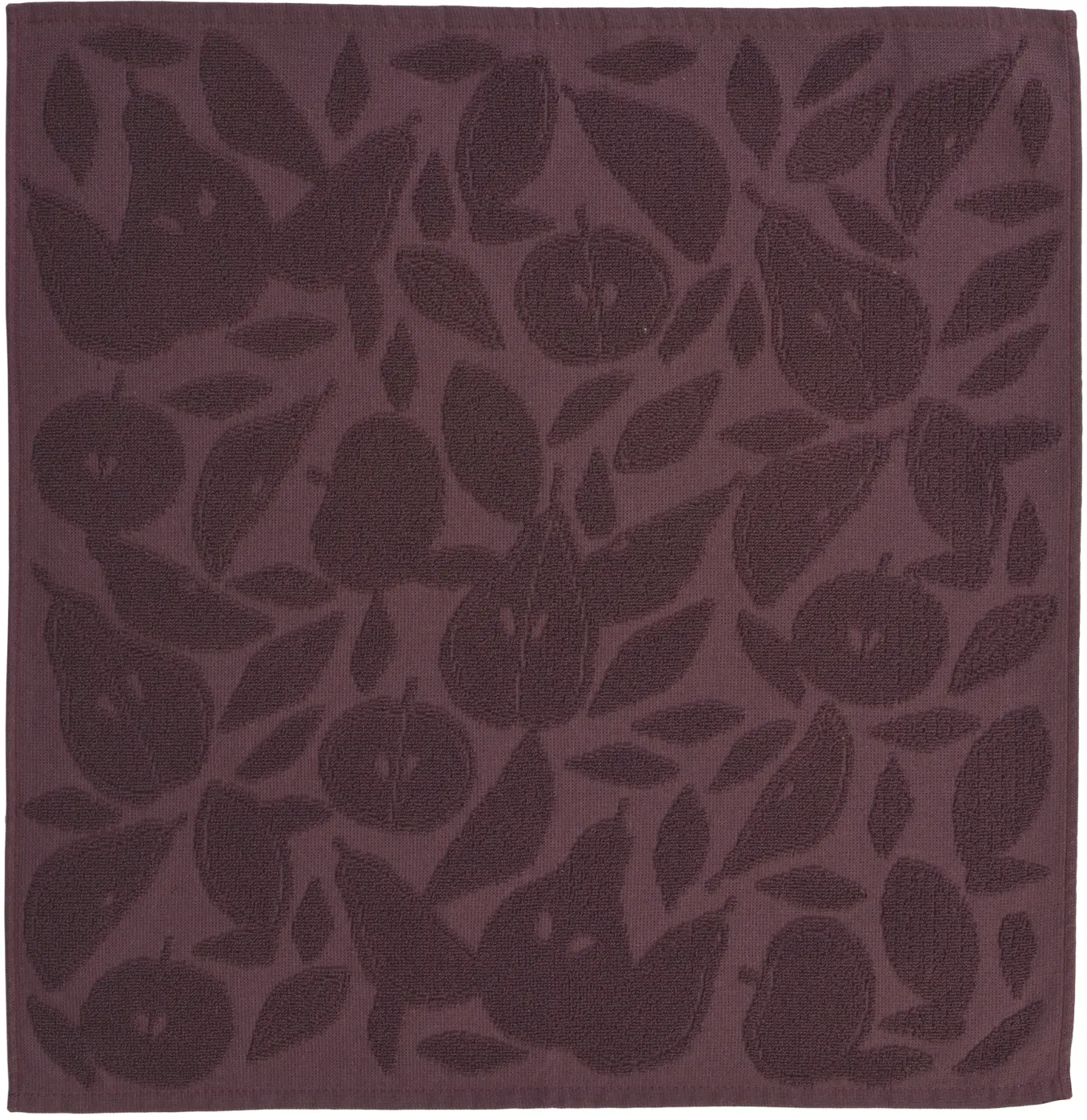 Sander K-Tuch Frottier Pomario aubergine 50 x 50 cm