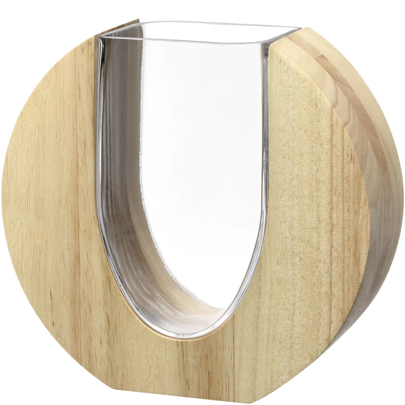 Leonardo Vase Legno Glas/ Holz 28cm
