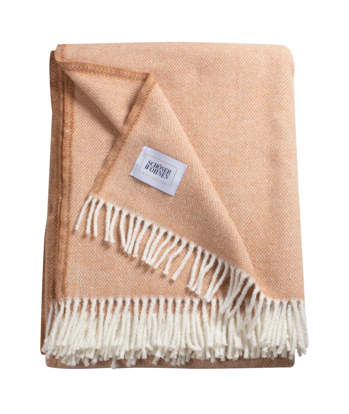 Schöner Wohnen Plaid  Minimuster zimt