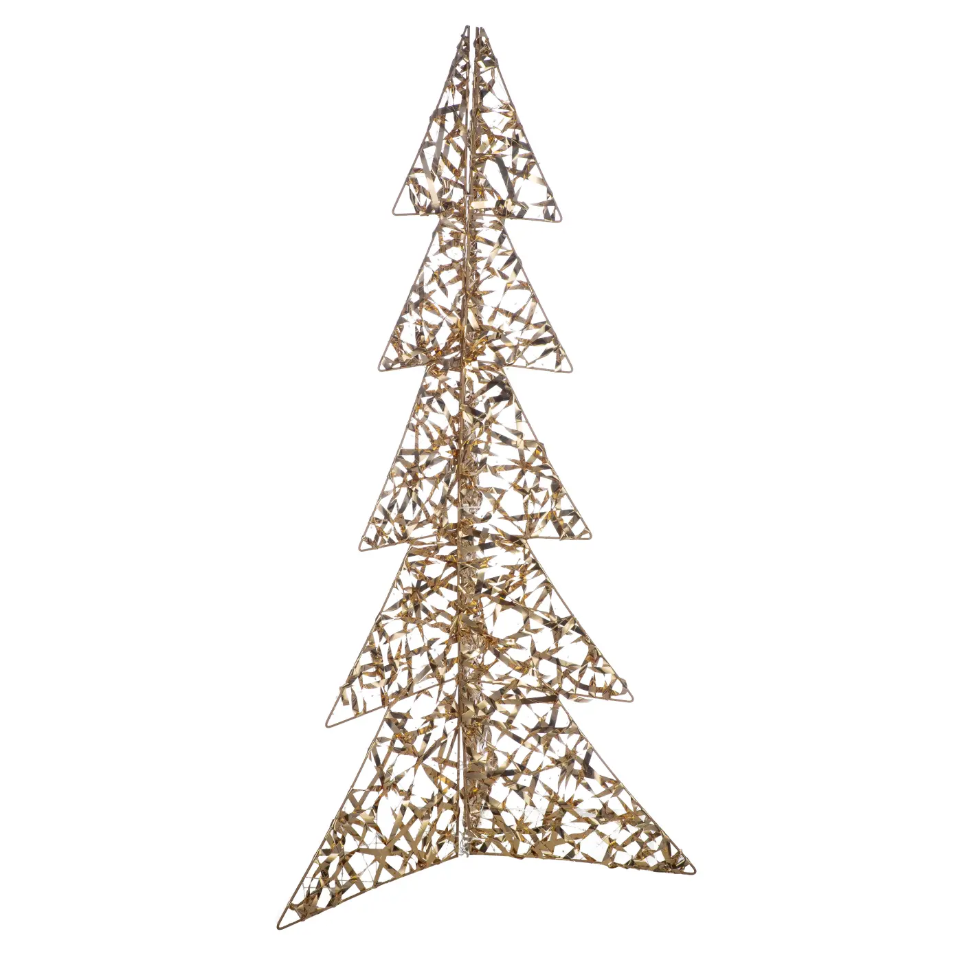 Gilde Handwerk LED-Tannenbaum Flare gold 160 cm