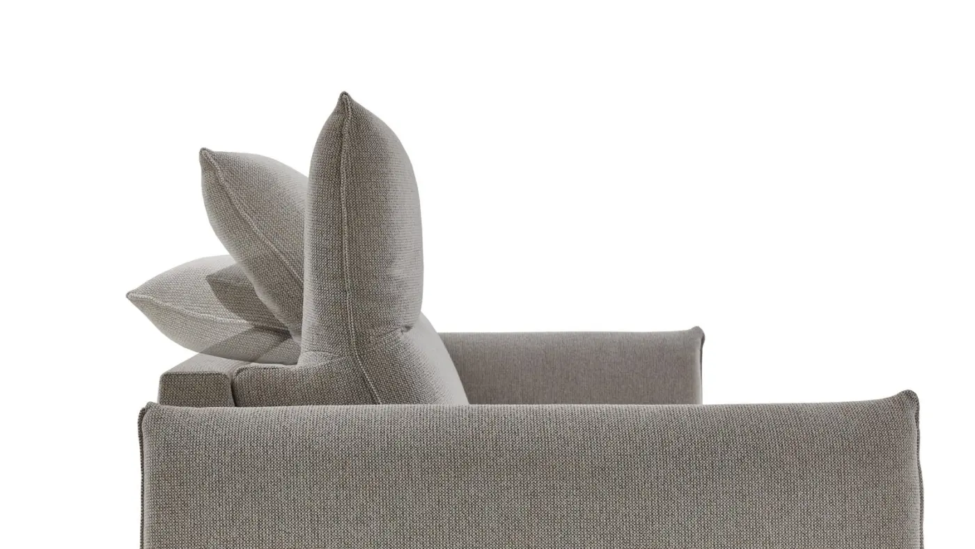 Bali  Faltbett-Sofa Florenz hellgrau ca. 188 cm breit