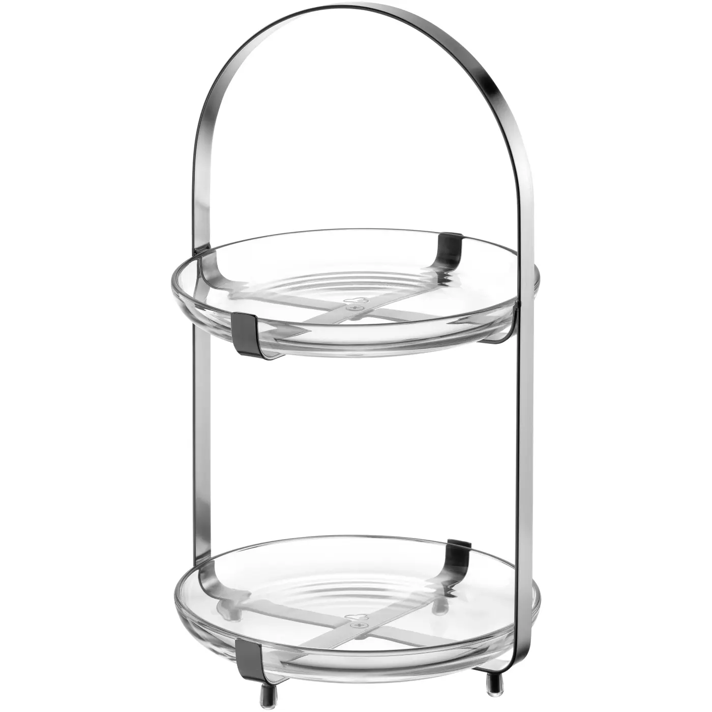 Leonardo Etagere CUCINA Materialmix silber 5,5 cm