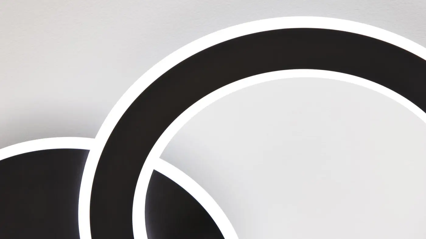 Interliving Deckenleuchte IL 9336 Schwarz
