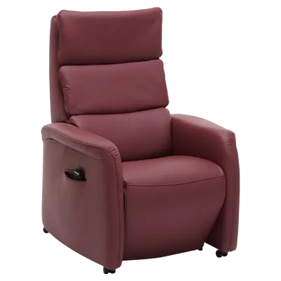 Hukla  Relaxsessel 1 motorisch mit Aufstehhilfe OS-HU1043 Torro brombeer