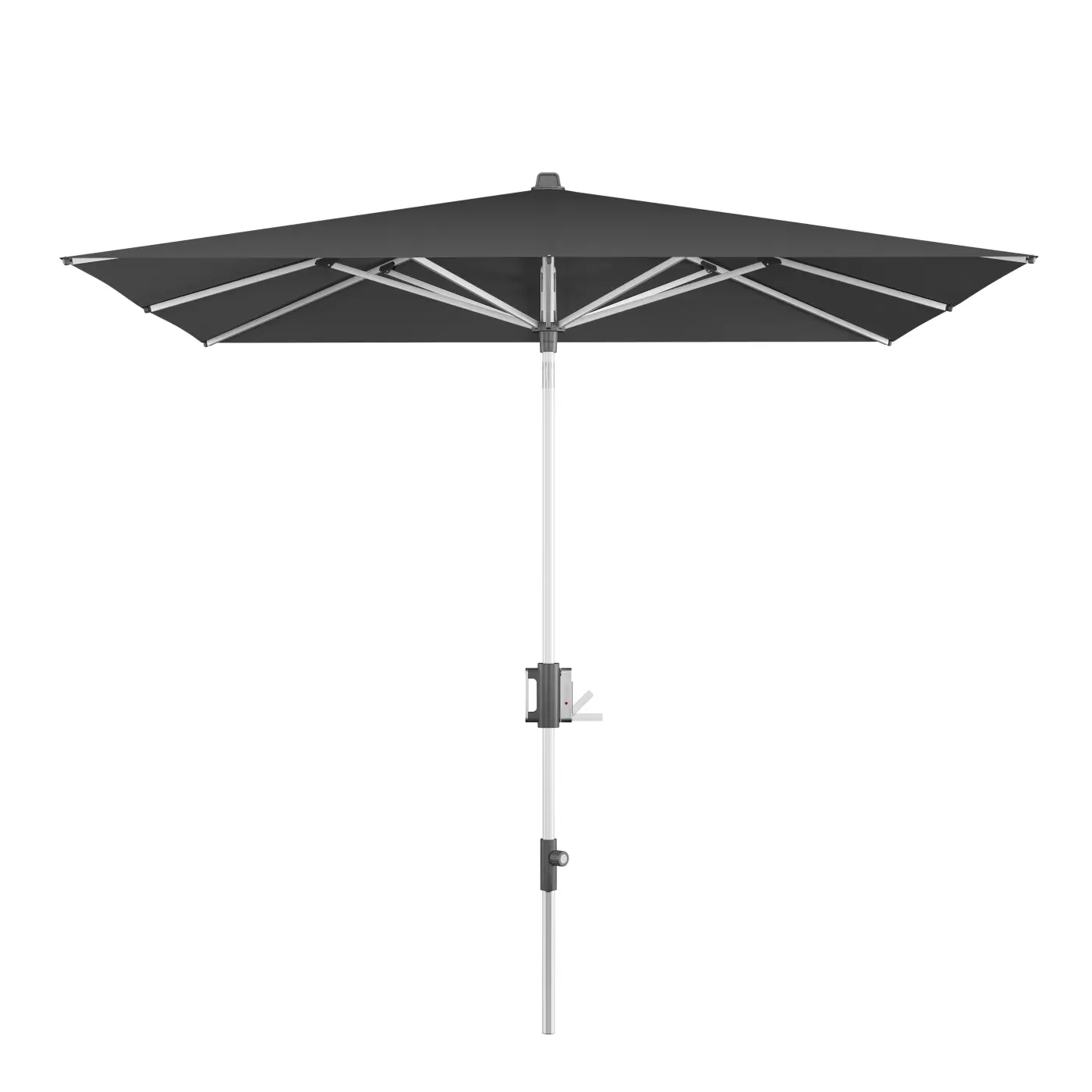 Doppler  Kurbelschirm Apoll Dark Grey ca. 240 x 240 cm