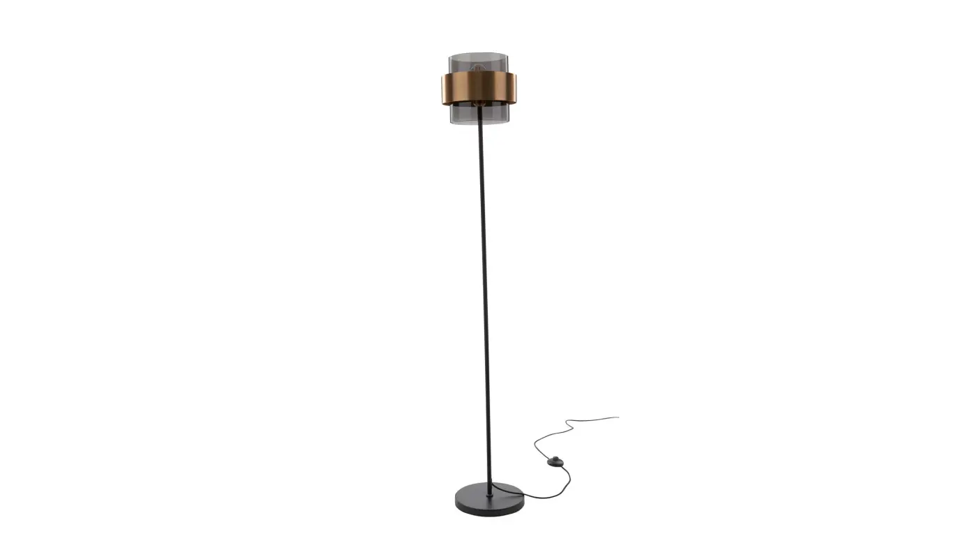 Interliving Stehleuchte IL 9333 Schwarz