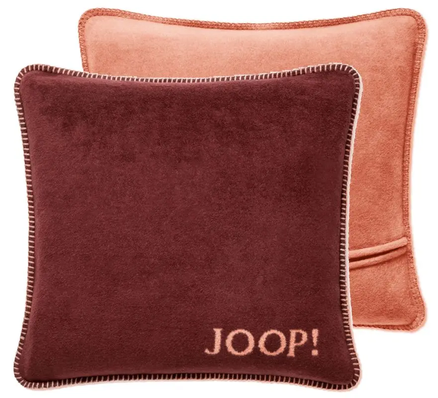 Joop! Kissenhülle 50x50 cm Bordeaux, Orange