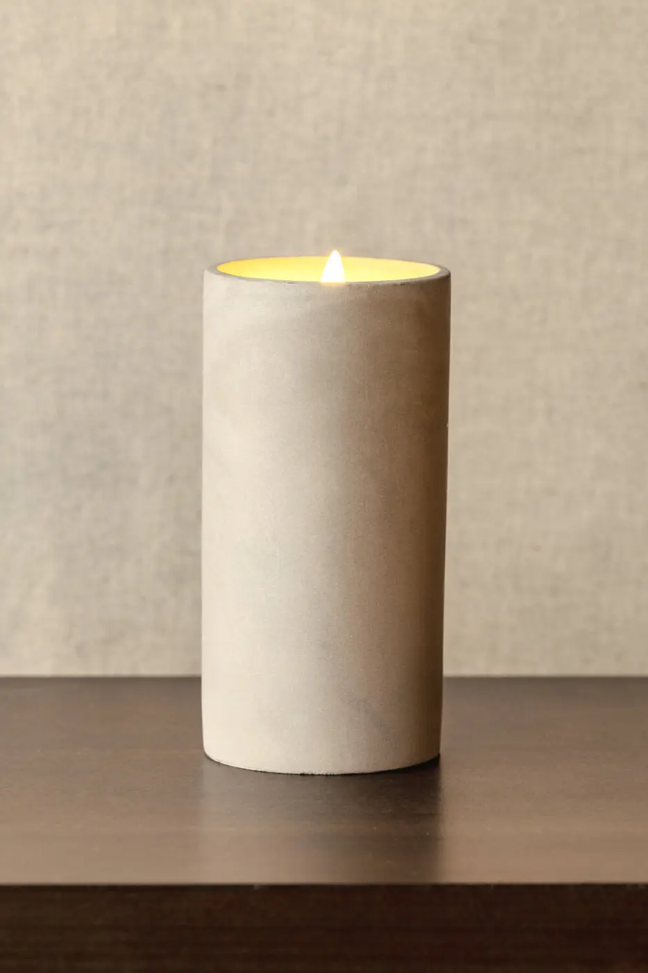 Leonardo LED-Lampe SILENZIO Materialmix grau