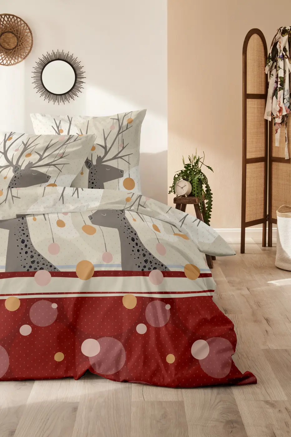 Hahn Feinbiber-Bettwäsche 155x220cm