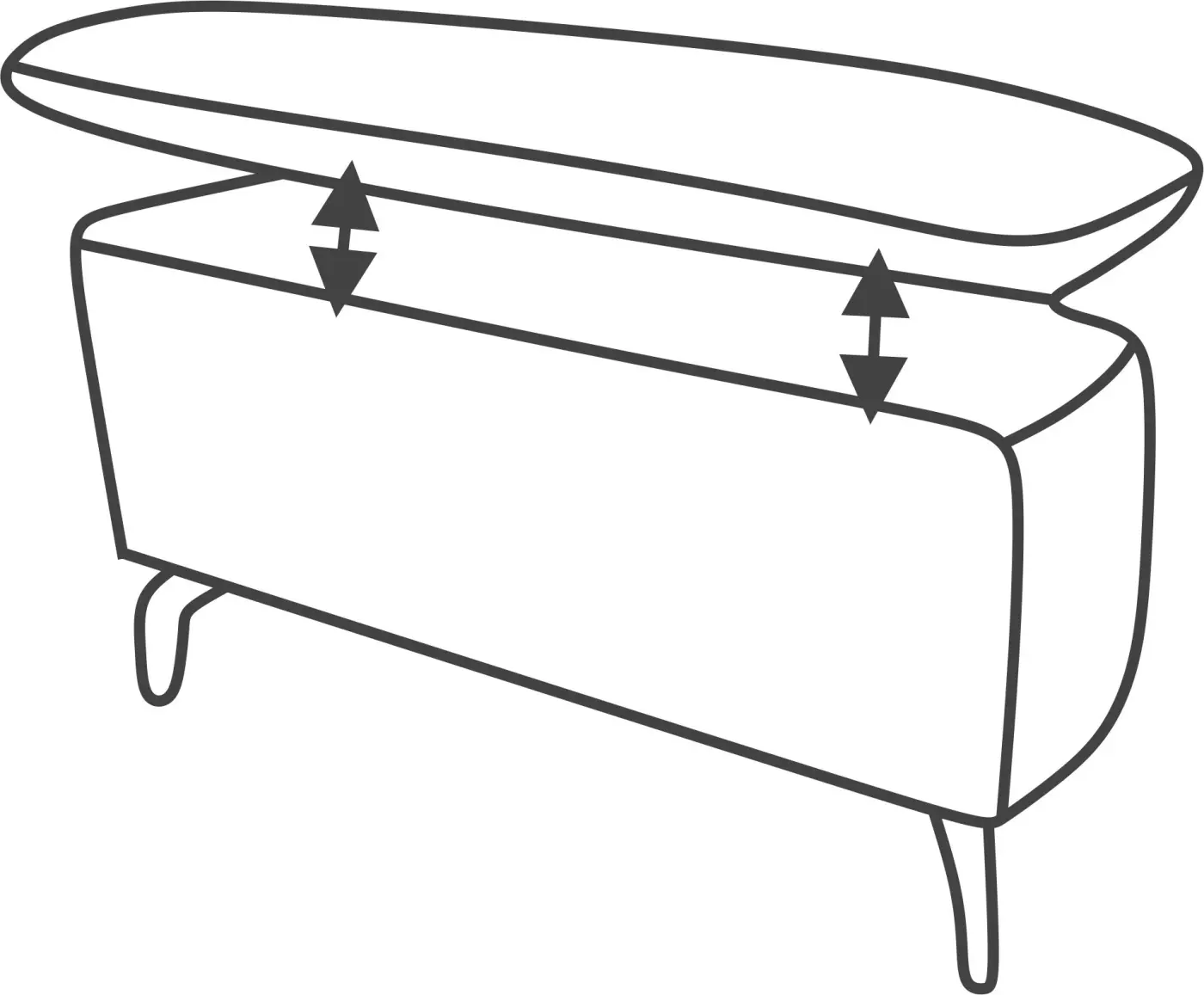 Polsteria Fernsehsessel Timeless 2.0 Comfort RelaXX  manuell Evita smoke