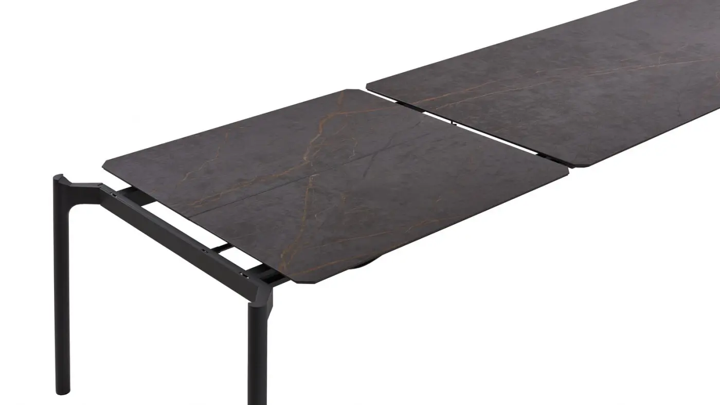 Venjakob Auszugstisch ET236-Mio Plus Dekton anthrazit  ca. 220 (320) x 100 x 75cm