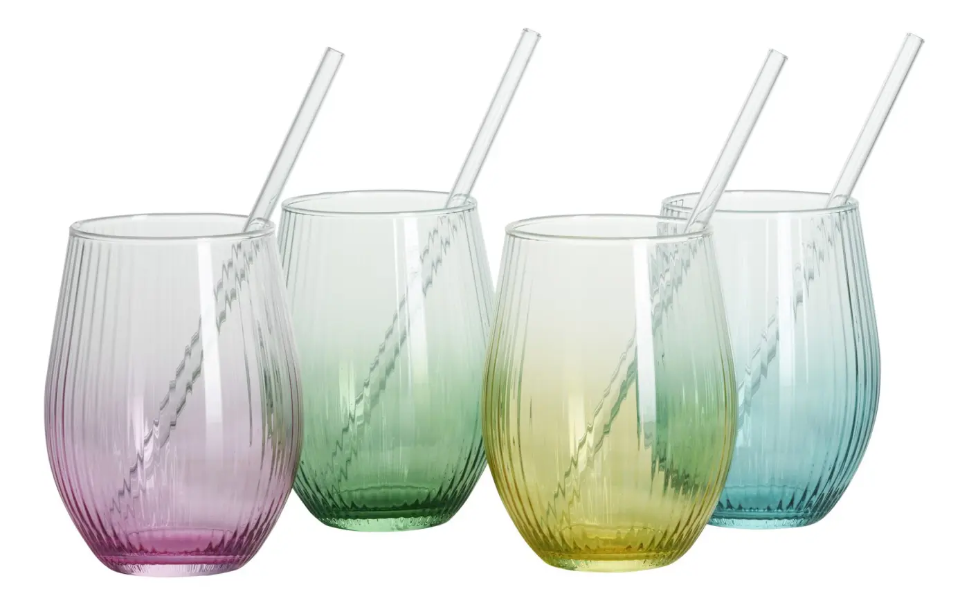 Ritzenhoff & Breker Partyset Spritz Color Pink|Blau|Gelb|Grün