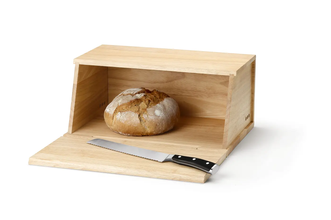 Continenta Brotkasten Gummibaum Holz Gummibaum Holz