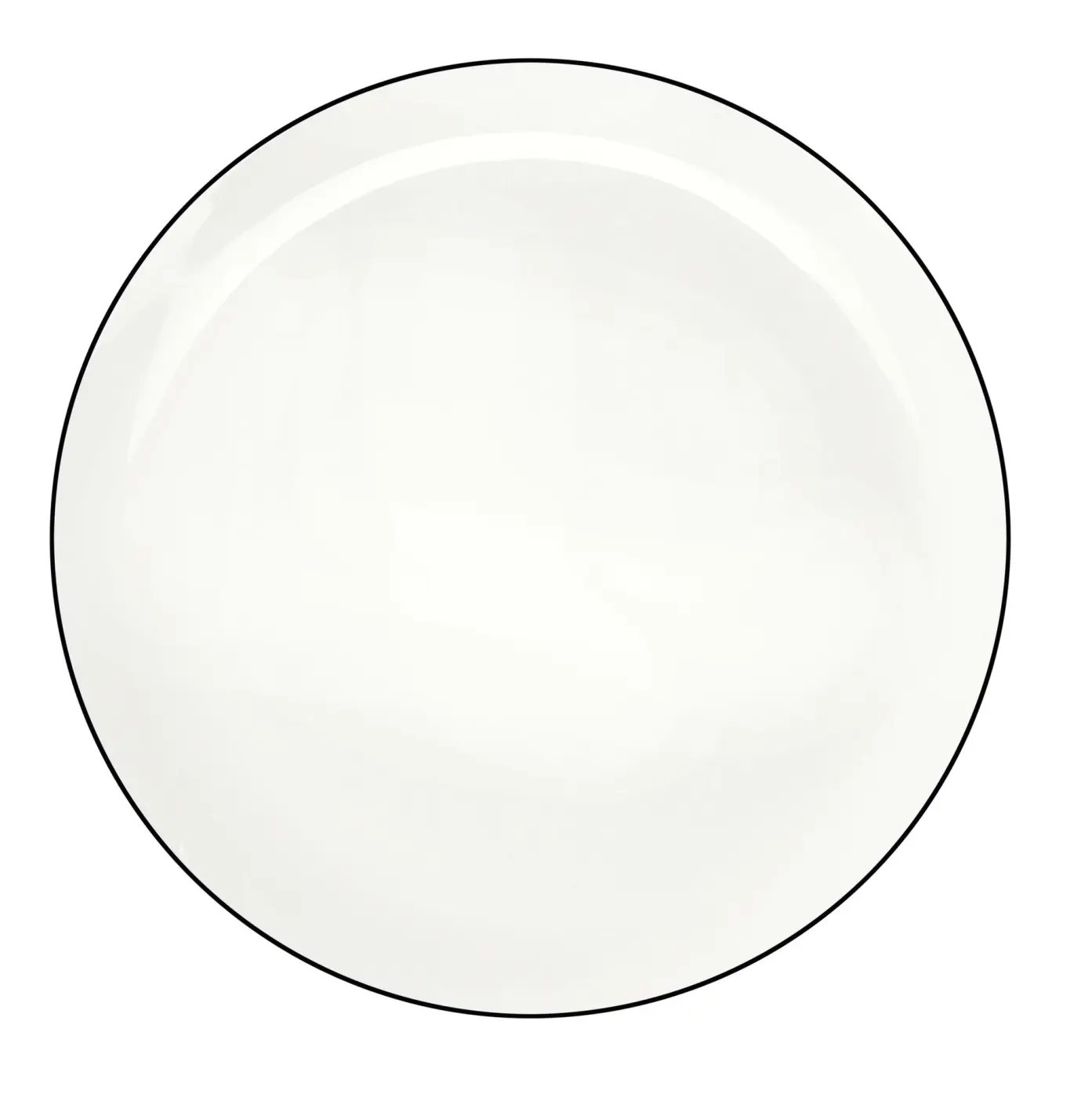 ASA Teller ligne noire weiß glänzend D. 26,5 cm