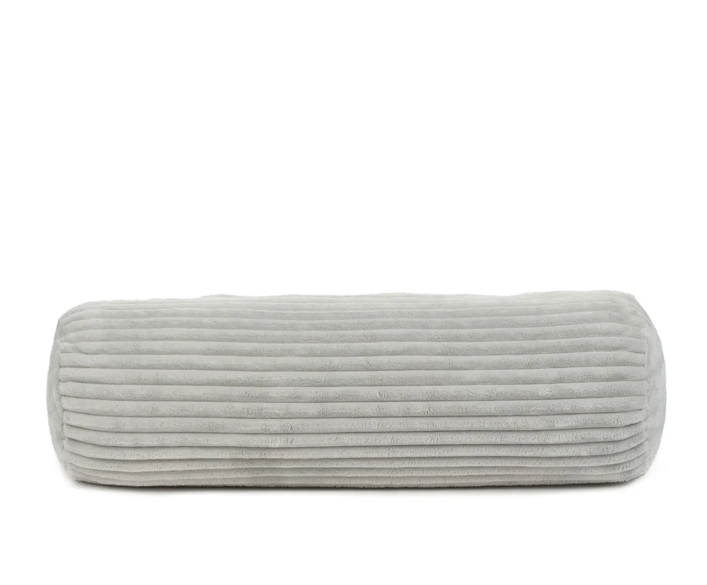 Gözze Kissenrolle Cordoptik gefüllt silber 70 x 20 cm 