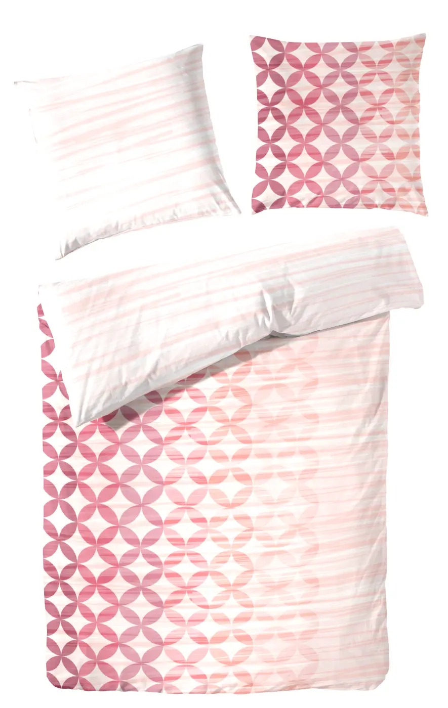 Hahn Renforce-Bettwäsche 135 x 200 cm  rose
