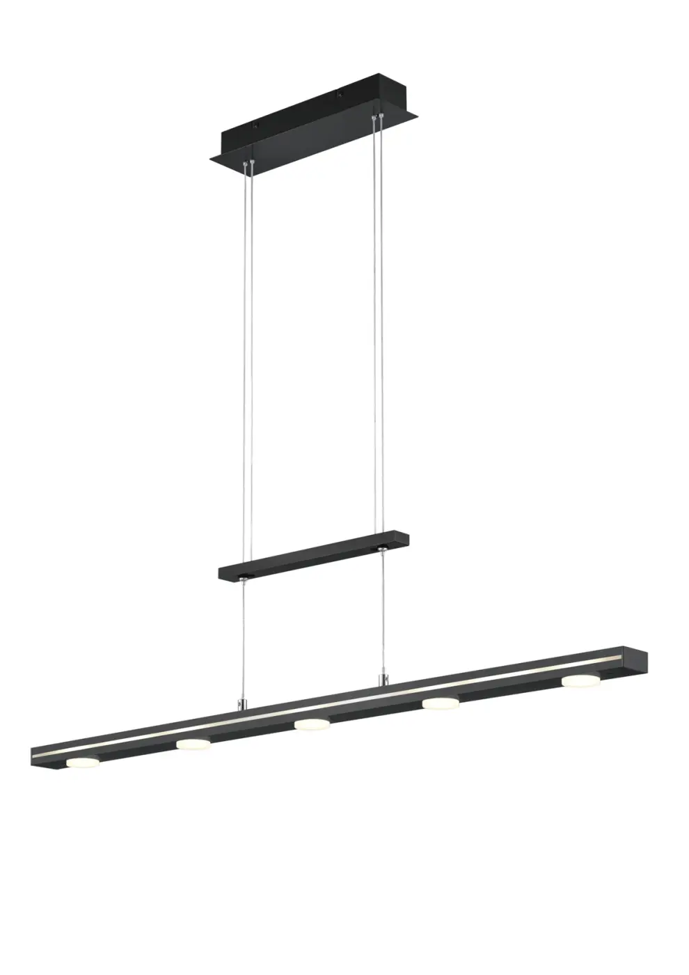 Trio Leuchten  Pendelleuchte Lacal Nickel matt