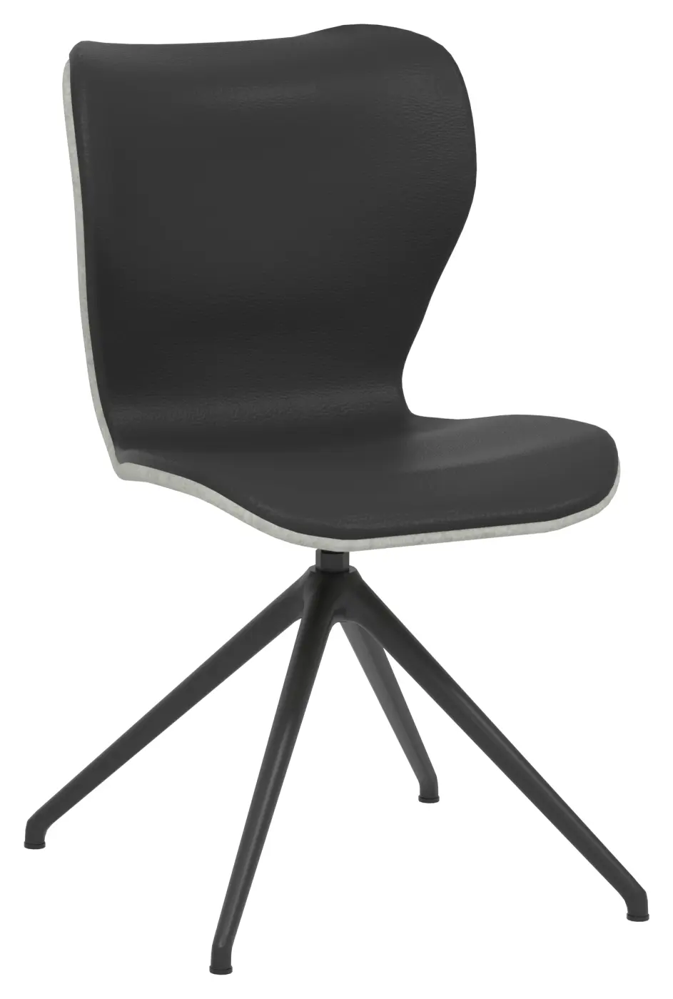 Voglauer Polsterstuhl Vrock grau/schwarz Voglauer Polsterstuhl Vrock grau/schwarz