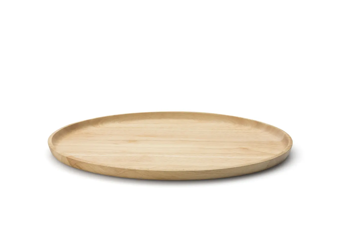 Continenta Tablett oval Gummibaum 36,5x25x2 cm