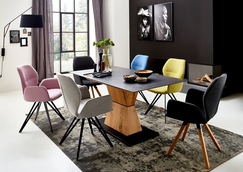 Niehoff  Ausziehtisch Skyline Granit Design ca. 180(220) x 90 cm