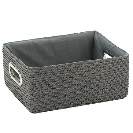 Kela Korb, Grau, 31 x 23 x 14 cm Rimossa PP-Kunststoff