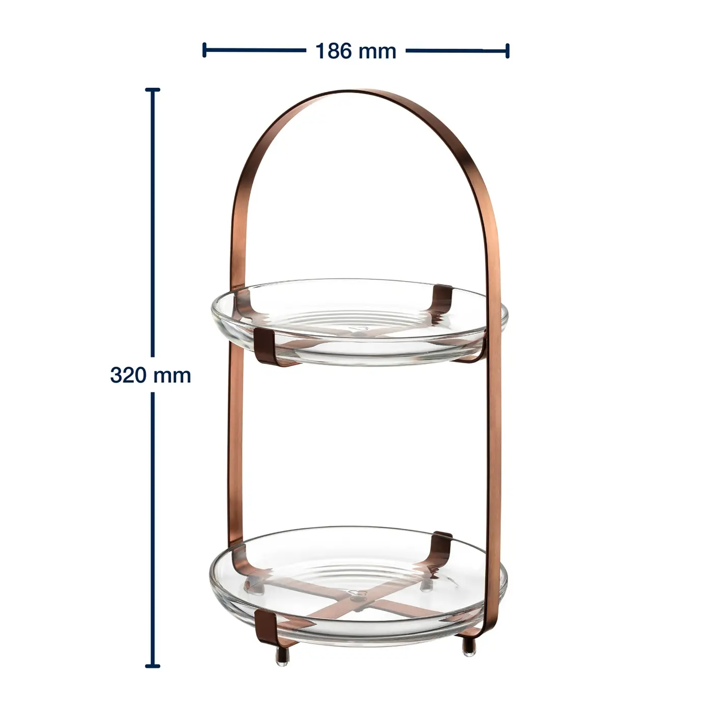 Leonardo Etagere CUCINA Materialmix kupfer 5,5 cm