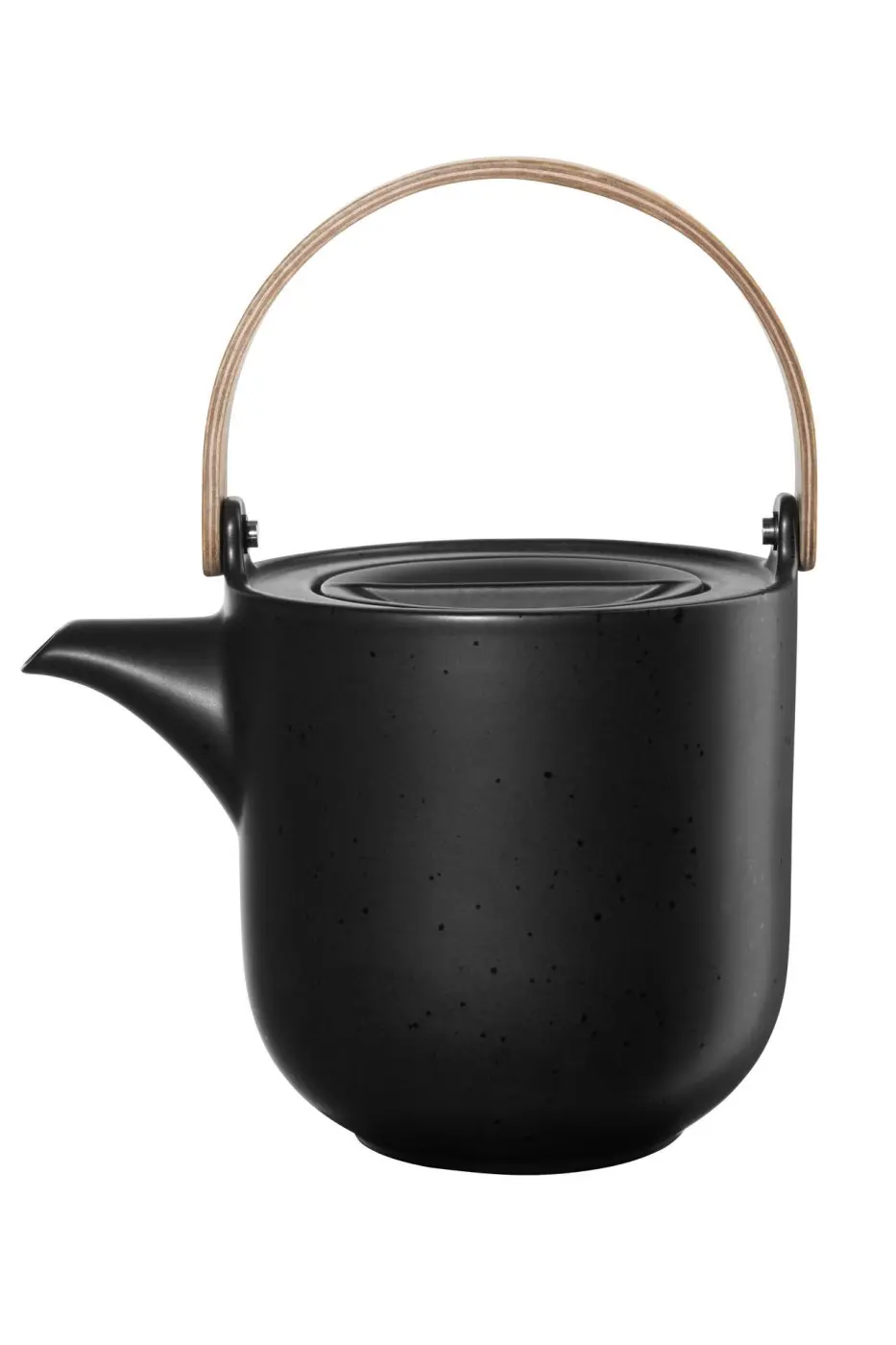 ASA Teekanne coppa schwarz matt 19,5 x 14,5 cm, H. 17,5 cm, 1,5 l.