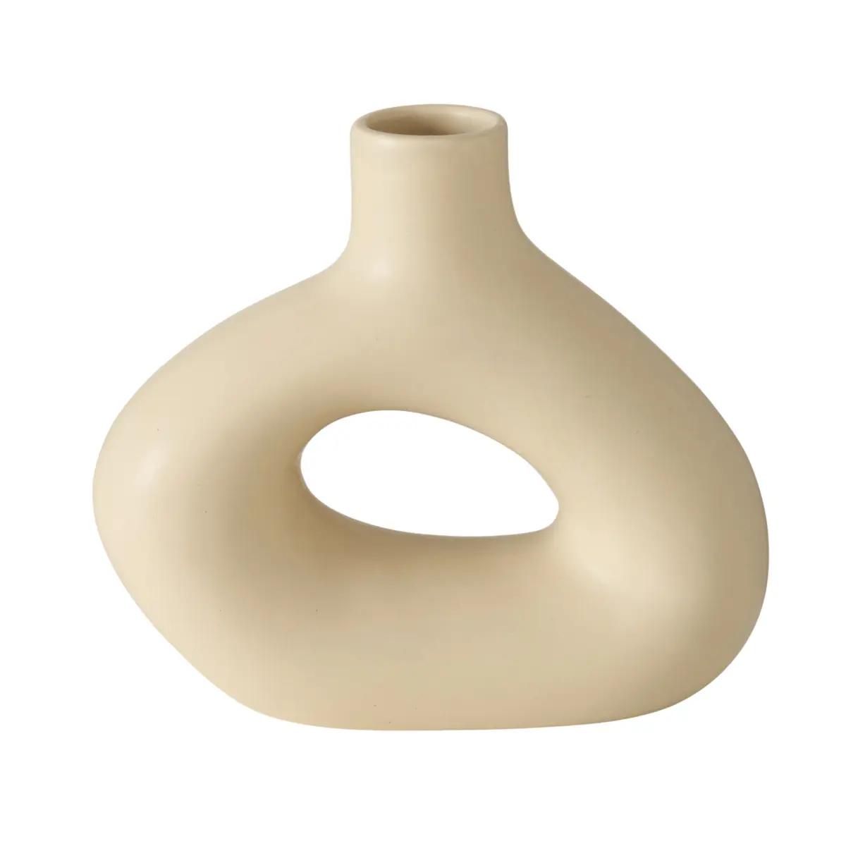 Boltze  Vase Metty Weiß 18 cm hoch