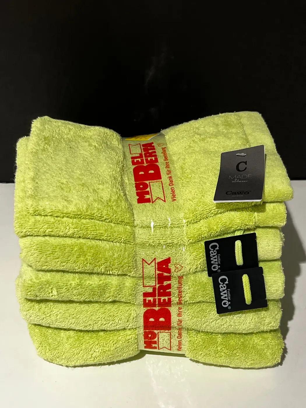 Cawö Handtuchset 6 tlg Serie Lifestyle pistazie