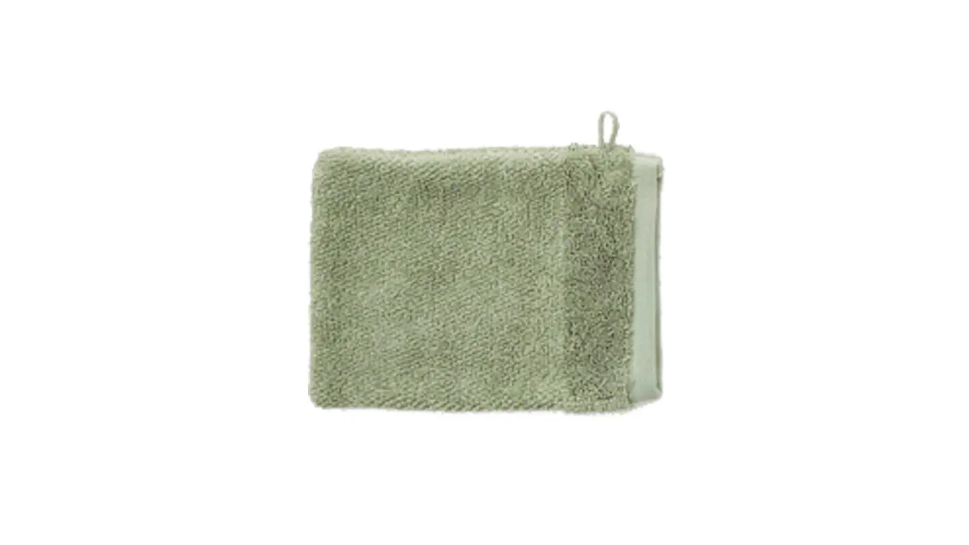 Interliving Waschhandschuh Serie 9108 Iceberg green 16x21 cm
