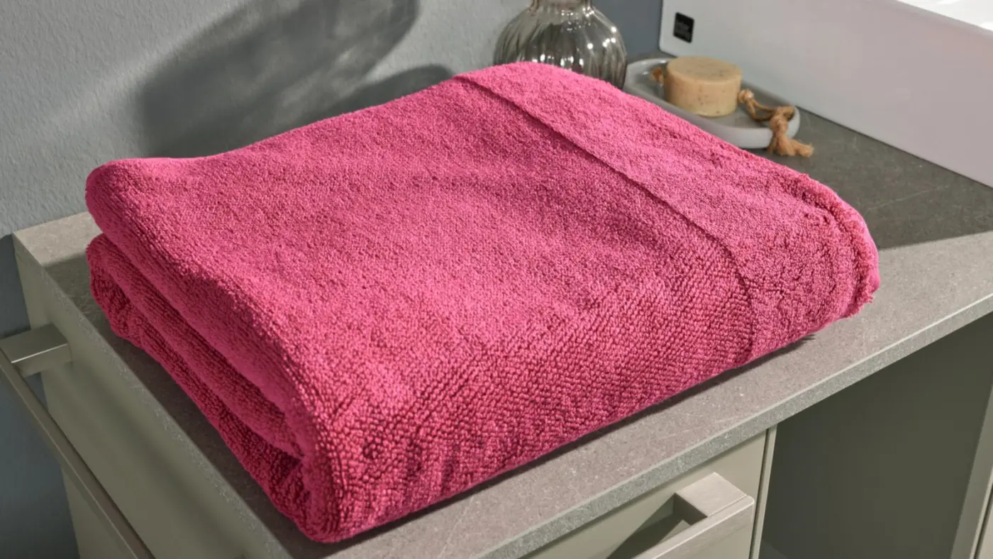 Interliving Duschtuch Serie 9108 pink 150x100 cm