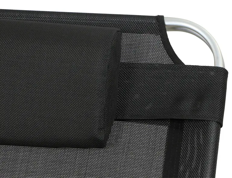 Siena Garden XXL-Dreibeinliege schwarz