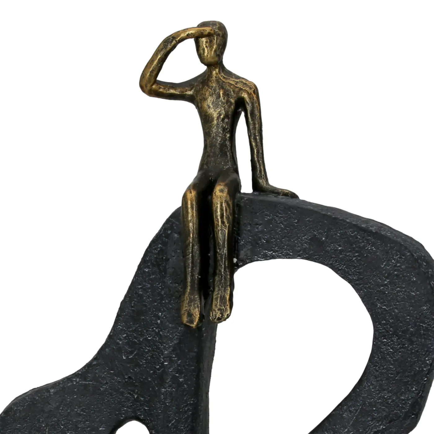 Gilde Handwerk Skulptur  Bergsteiger  "Blick in die Ferne"