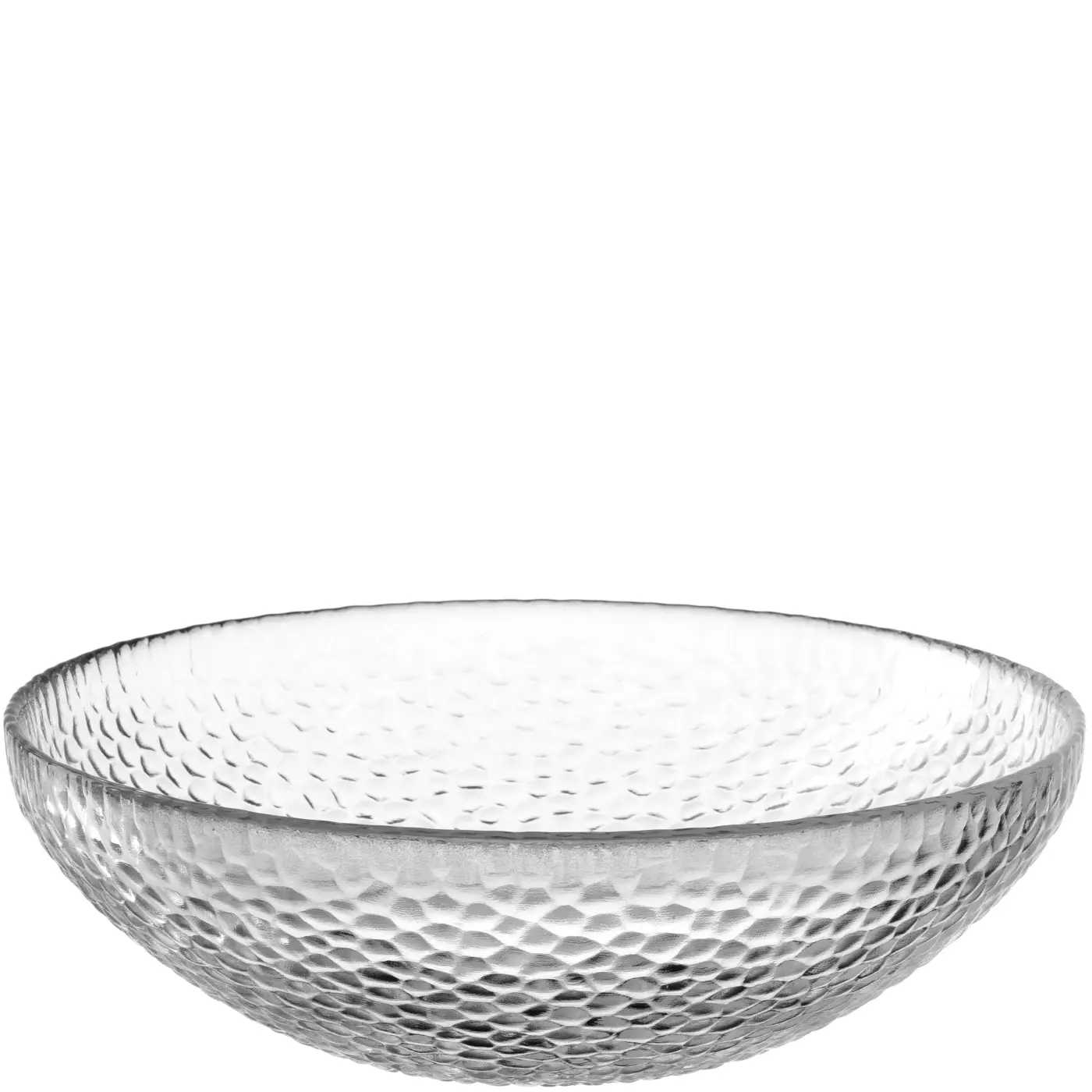 Leonardo Dekorationsschale MARTELLO Kalk-Natron Glas klar 6,9 cm