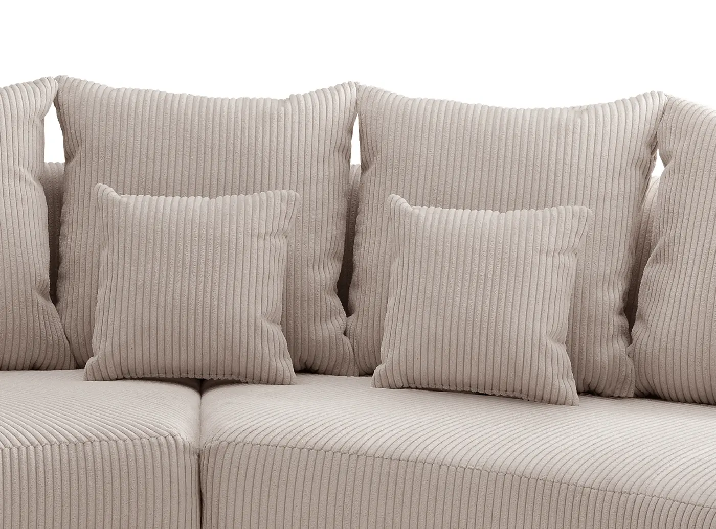 Benformato Rundecke Limoncello Cord beige 160 x 300 x 160 cm