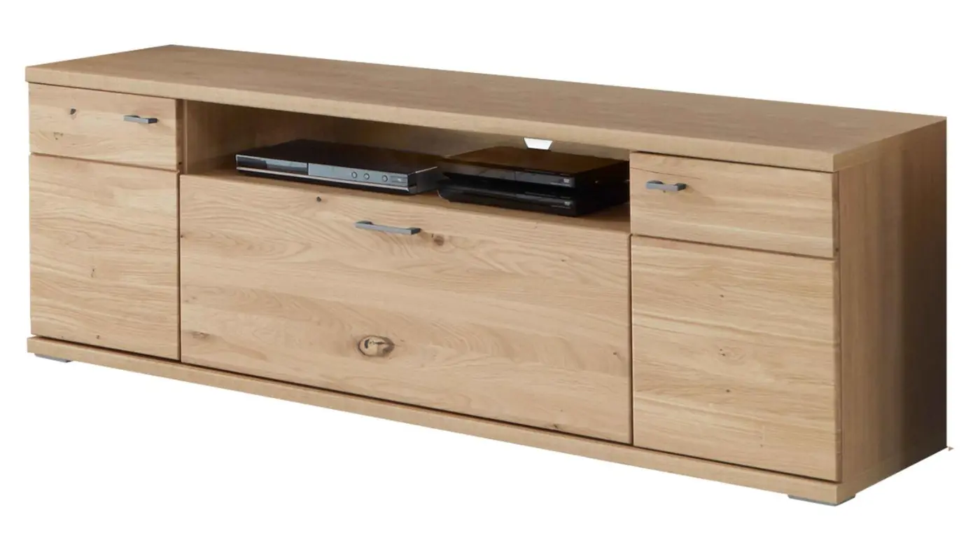 Ideal  Wohnwand 100 Brilon Alteiche teilmassiv B/H/T: ca.364x212x56cm