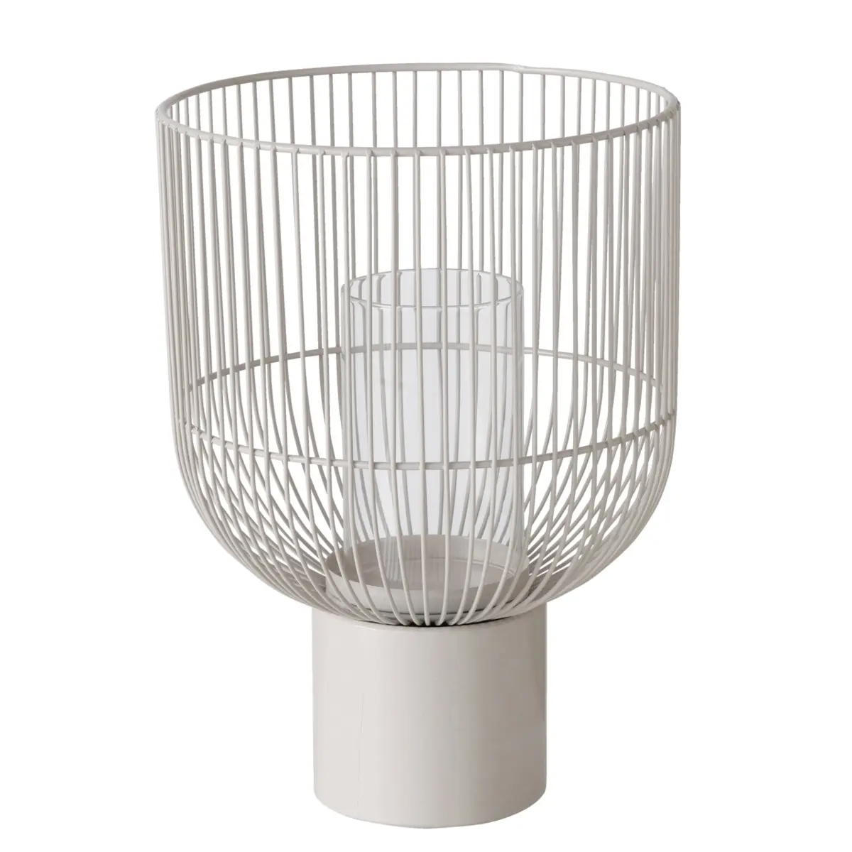 Boltze  Windlicht Cindy Beige 35 cm