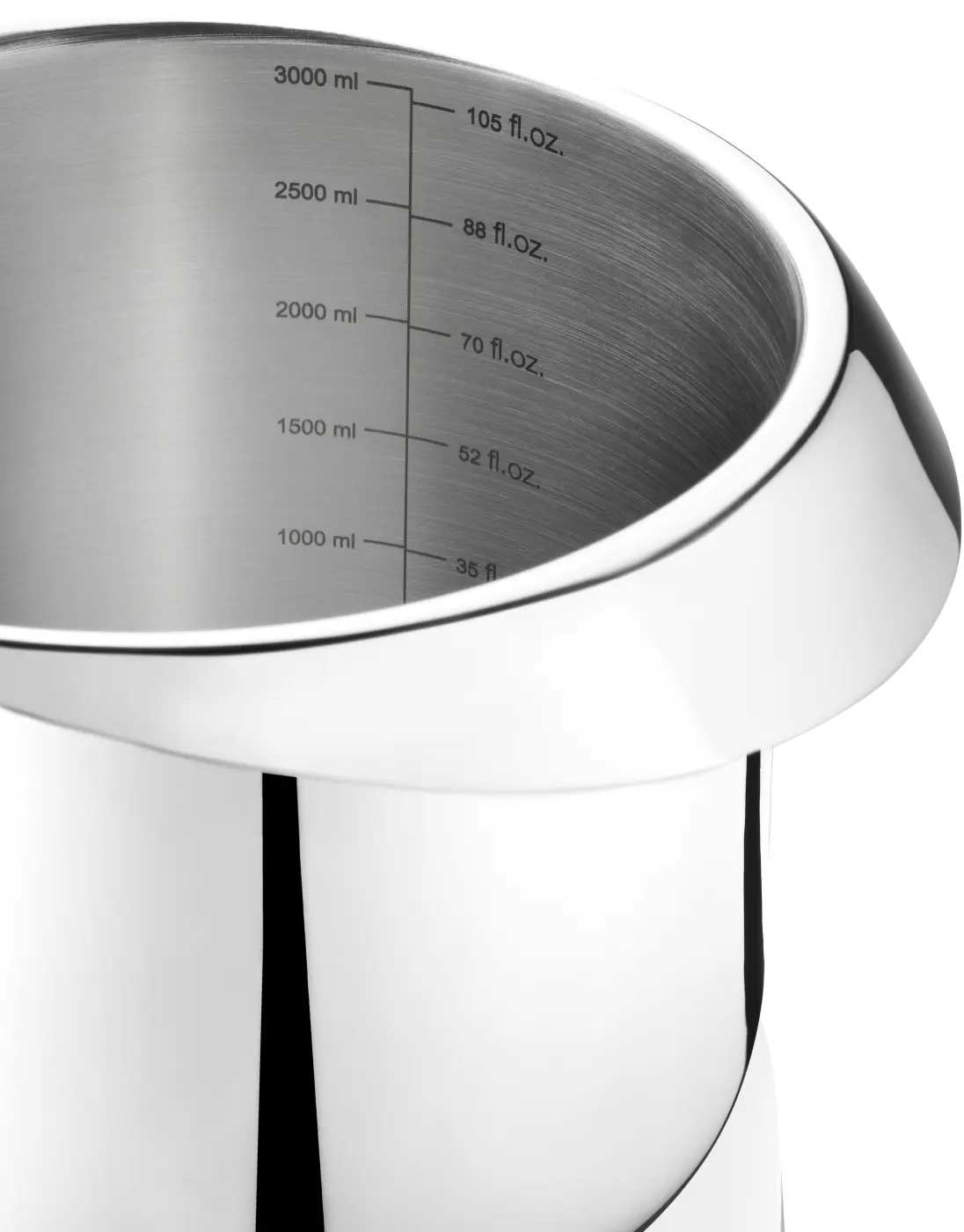 GEFU Rührschüssel MERO  3.000 ml schwarz/silber hochwertiger Edelstahl|Silikon|