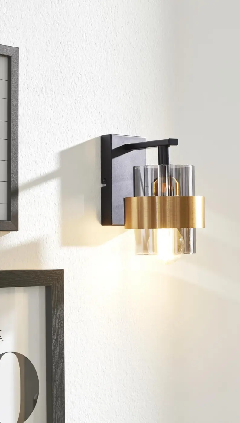 Interliving Wandleuchte IL 9333 Schwarz