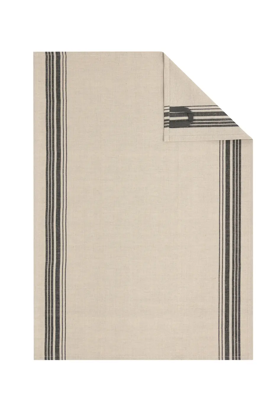 Cawö Home Geschirrtücher Cawö Cuisine Nature Akzent leinen  50x70 cm