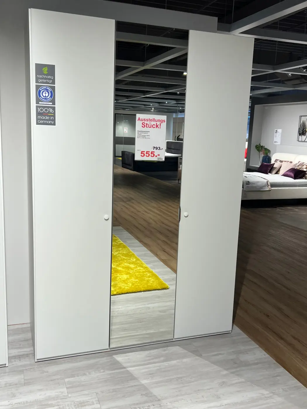 Rauch Drehtürenschrank Serie Your Joyce weiß ca. 150 x 222 x 61 cm