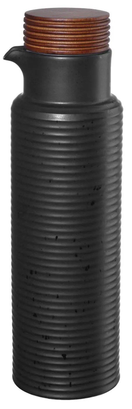 ASA Essig und Ölflasche kitchen'art black 0,4l