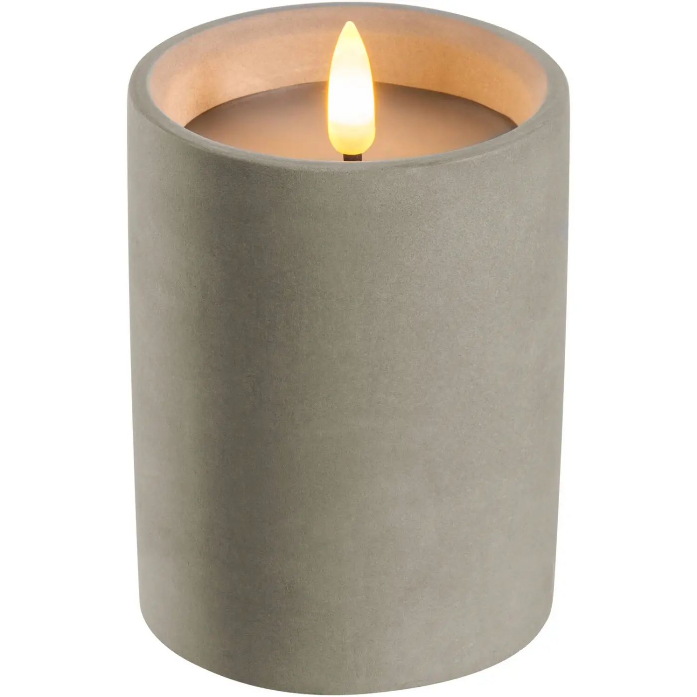 Leonardo LED-Lampe SILENZIO grau 11,7 cm