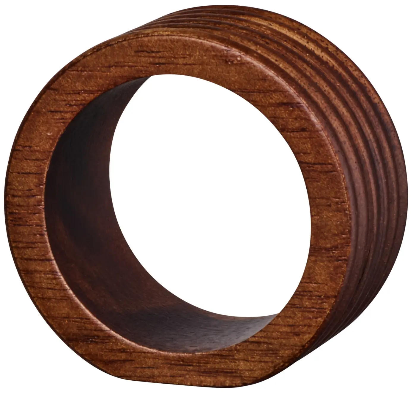 ASA Serviettenringe wood Akazie 2er Set rund, gerillt