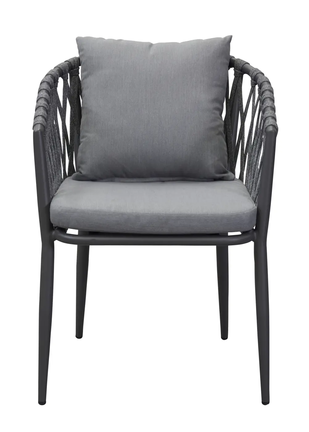 LC Garden Stapelstuhl Serie Sunrepo grau/anthrazit ca.  57 x 87 x 63 cm 
