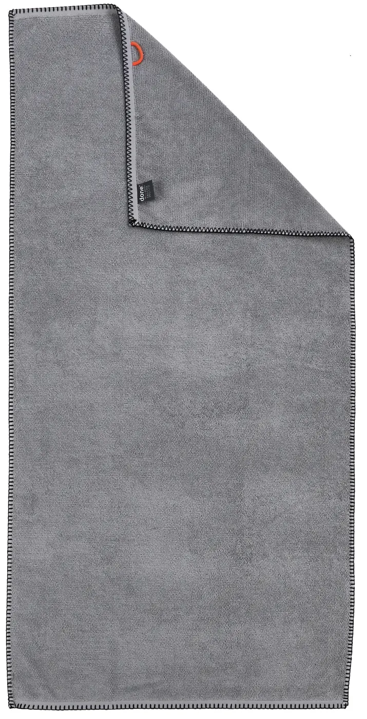 DONE. DELUXE PRIME Duschtuch silber 70 x 140 cm